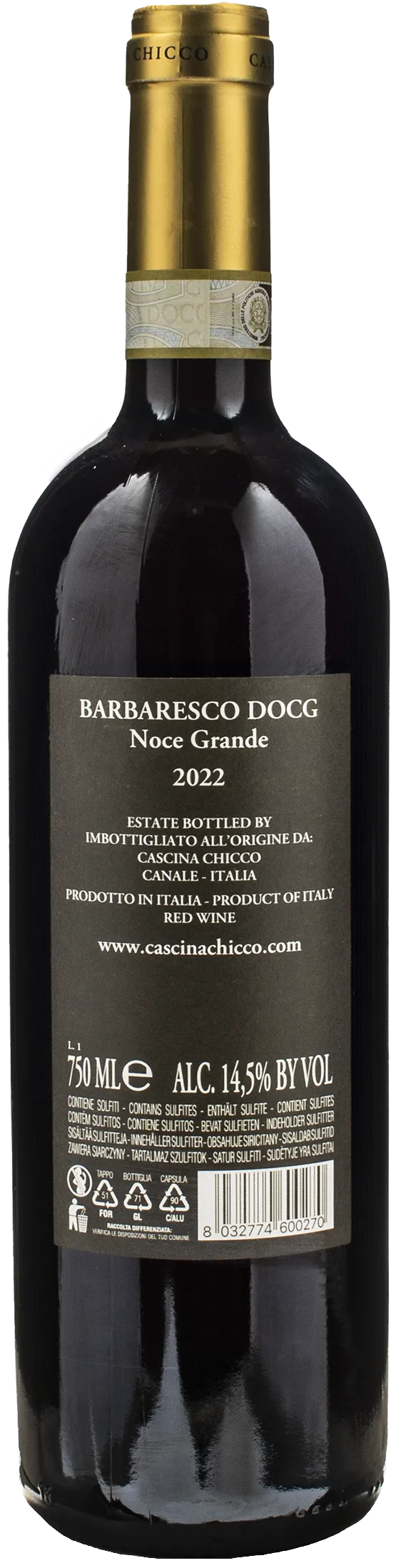 Cascina Chicco Barbaresco Noce Grande 2022