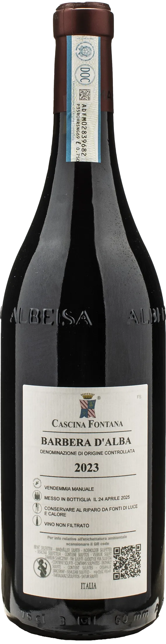 Cascina Fontana Barbera d'Alba 2023
