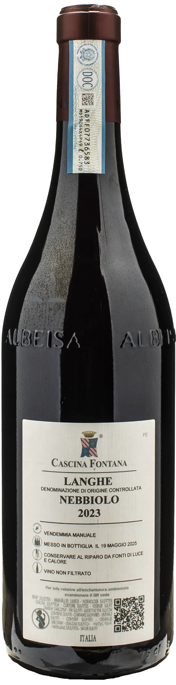 Cascina Fontana Langhe Nebbiolo 2023