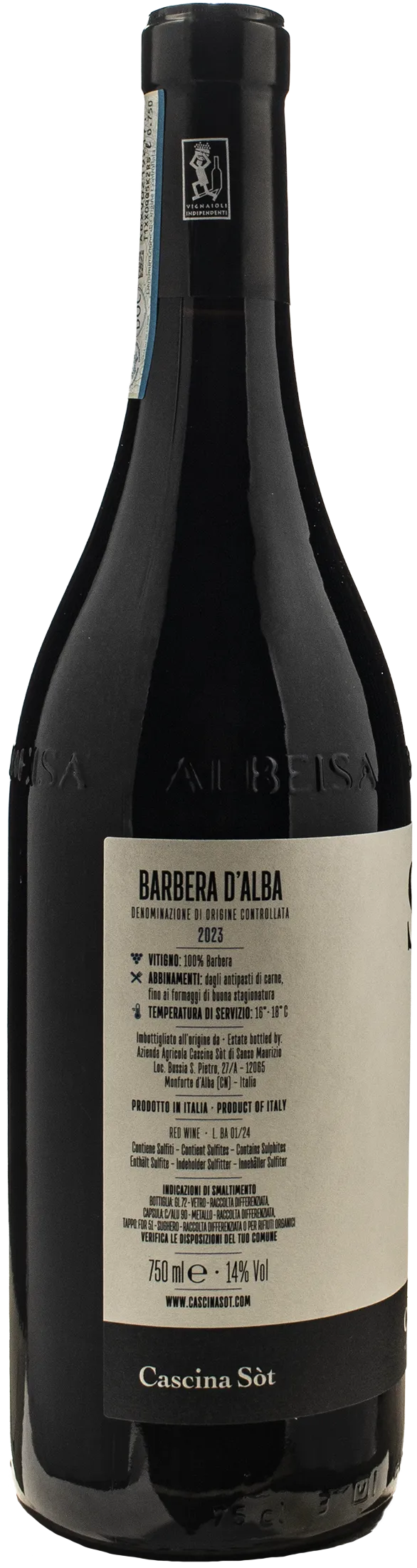Cascina Sot Barberba d'Alba 2023