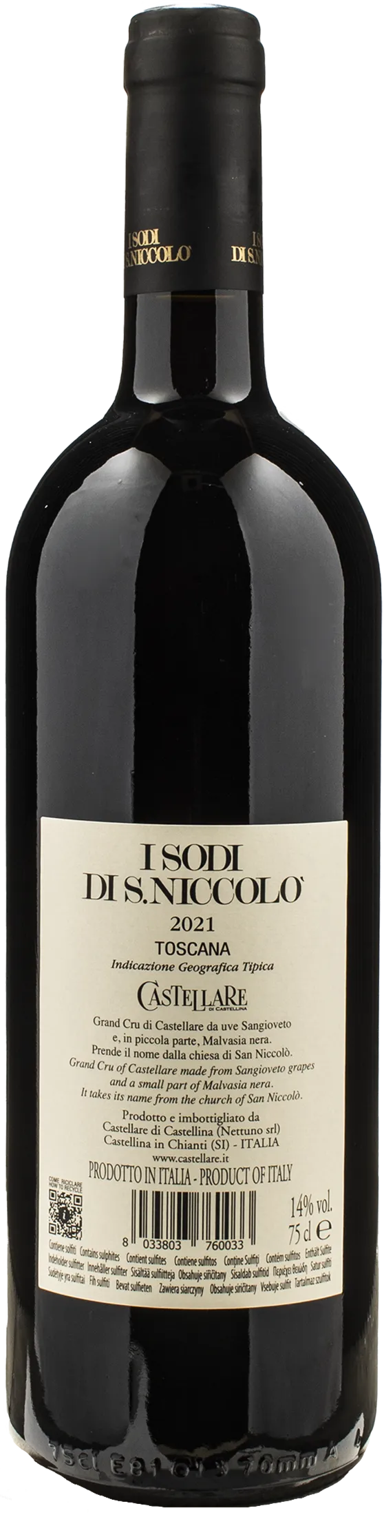 Castellare di Castellina I Sodi di San Niccolo 2021