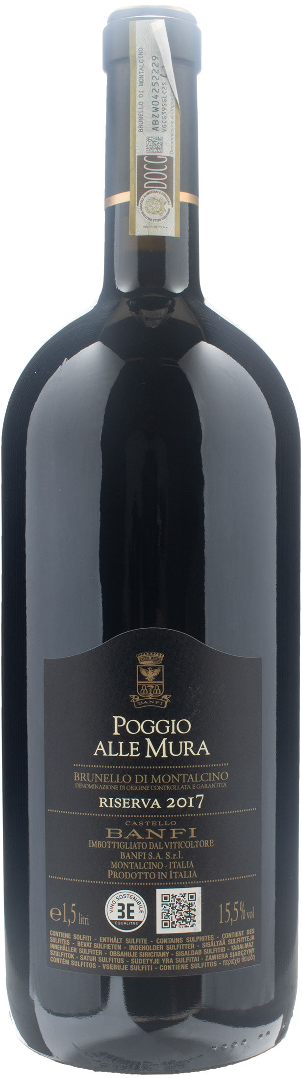 Castello Banfi Brunello di Montalcino Poggio alle Mura Riserva Magnum 2017