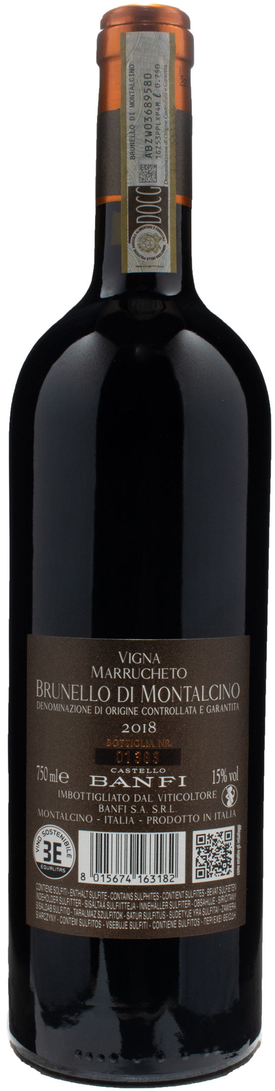Castello Banfi Brunello di Montalcino Vigna Marrucheto 2018