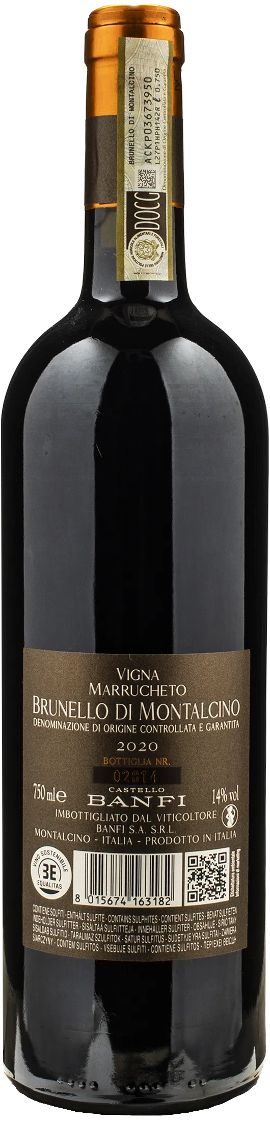 Castello Banfi Brunello di Montalcino Vigna Marrucheto 2020