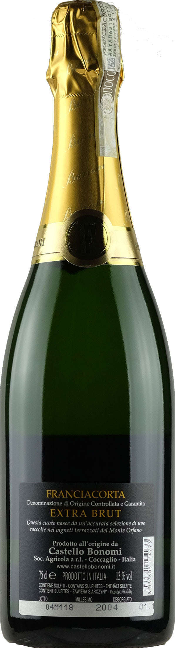 Castello Bonomi Franciacorta Cuvée Lucrezia Etichetta Nera 2004