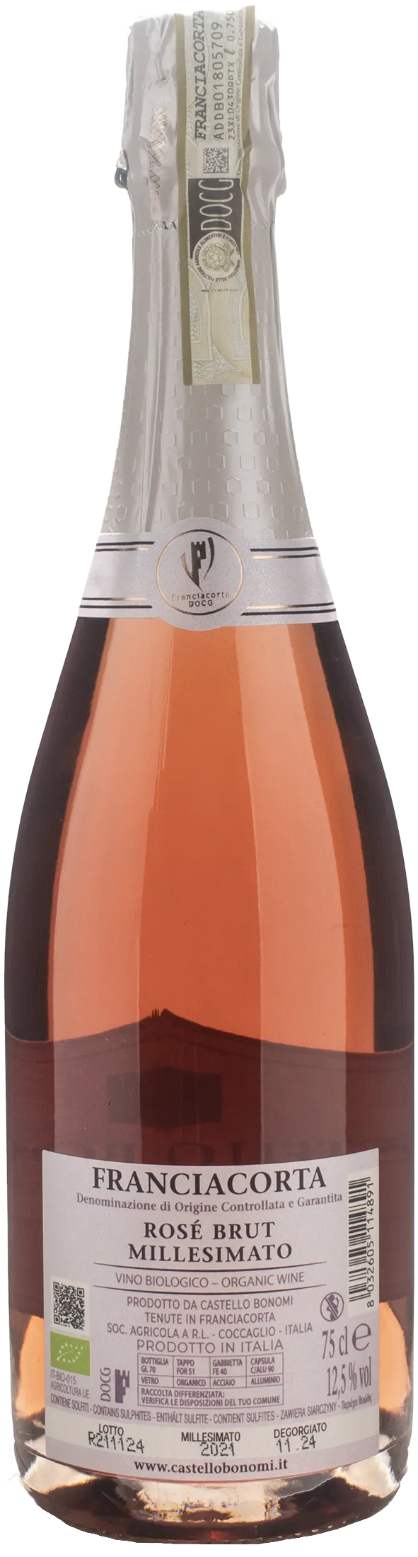 Castello Bonomi Franciacorta Rosè Brut 2021