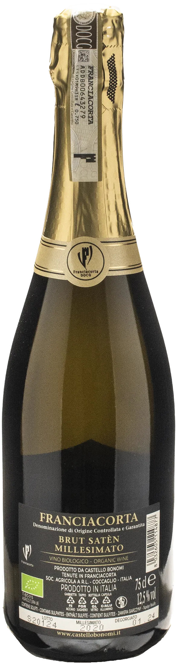 Castello Bonomi Franciacorta Saten Brut 2020