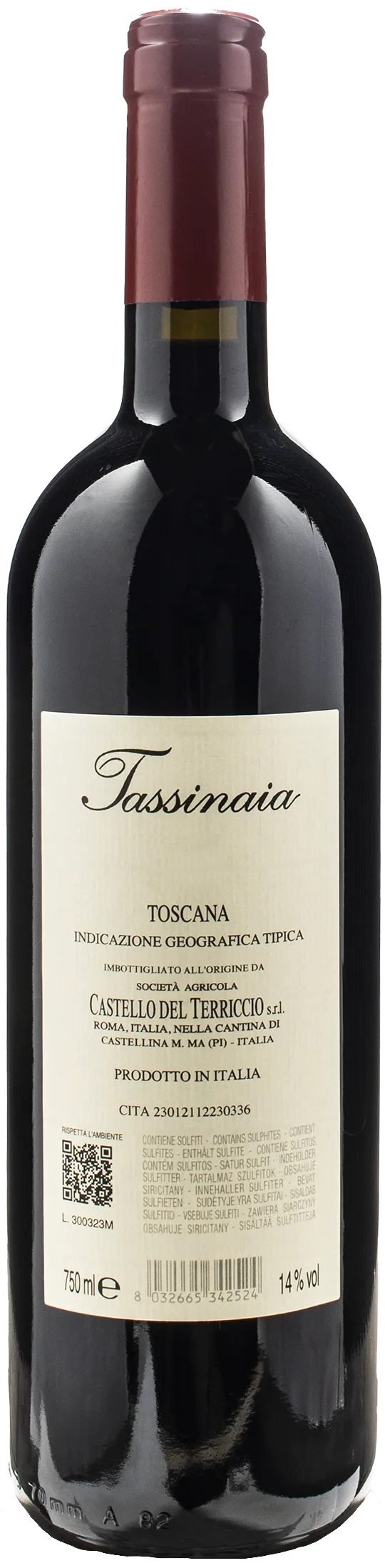 Castello del Terriccio Tassinaia 2020