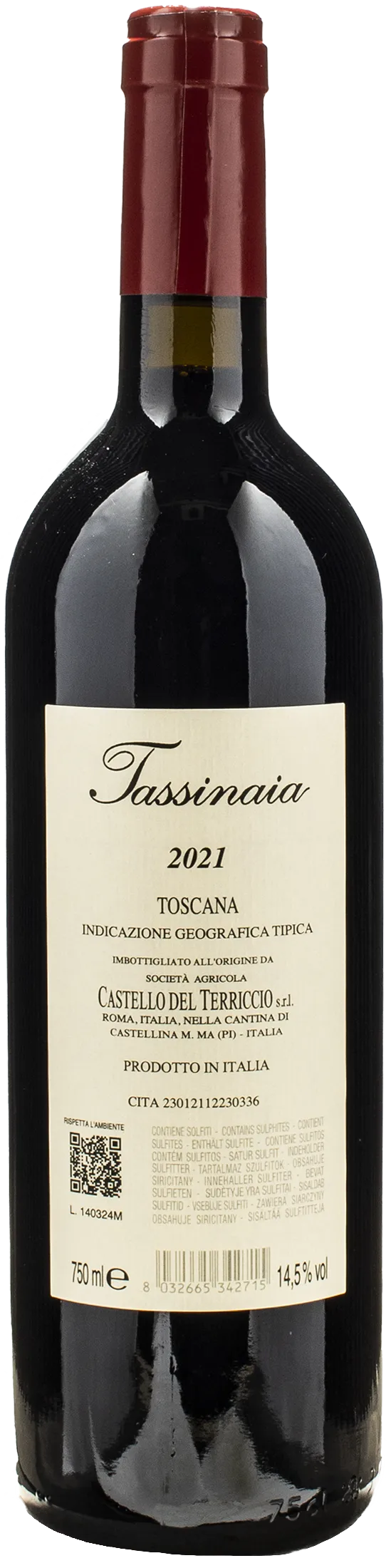 Castello del Terriccio Tassinaia 2021