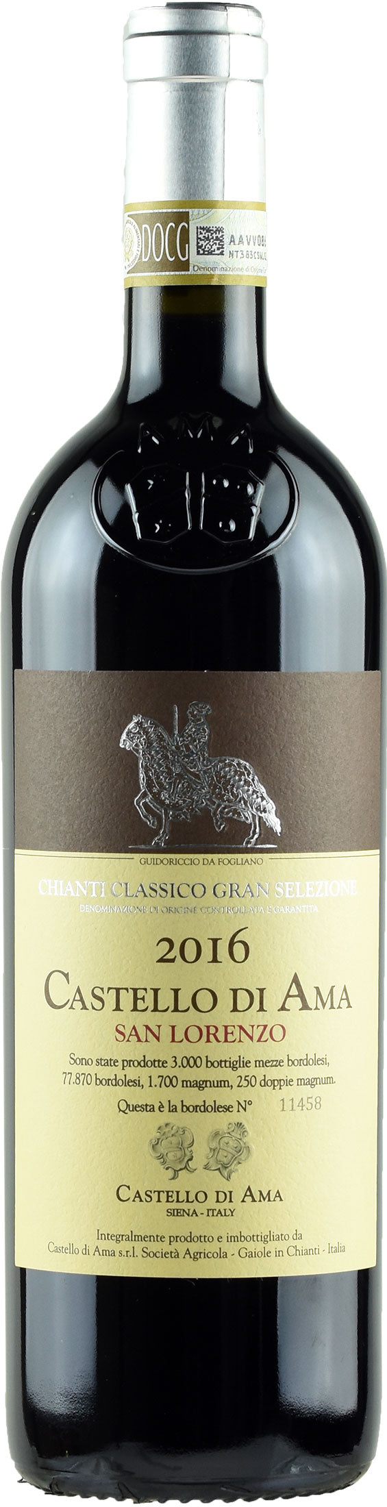 Castello di Ama Chianti Classico Gran Selezione San Lorenzo 2016