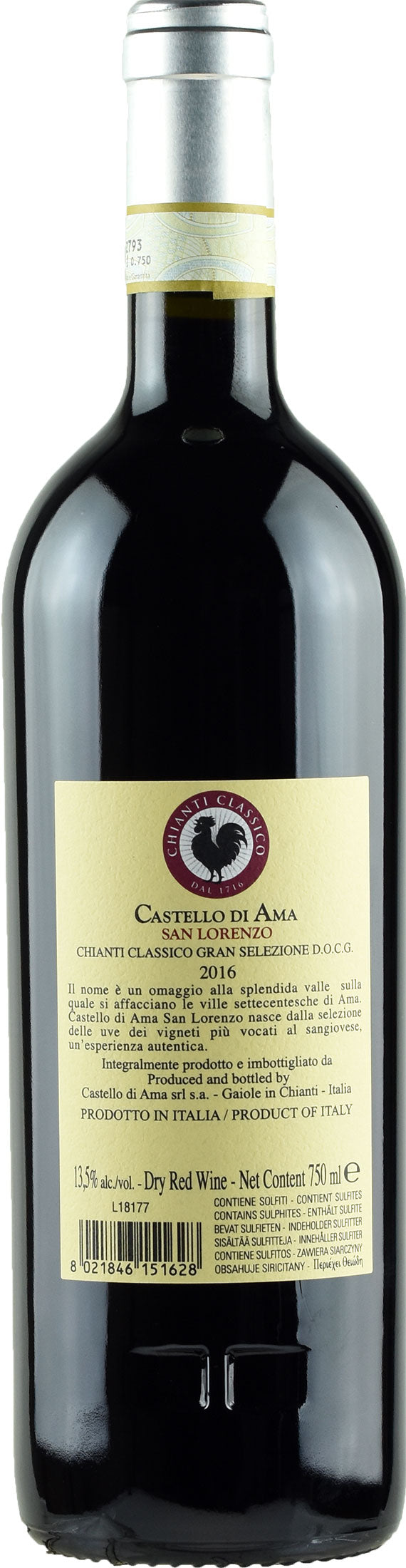 Castello di Ama Chianti Classico Gran Selezione San Lorenzo 2016