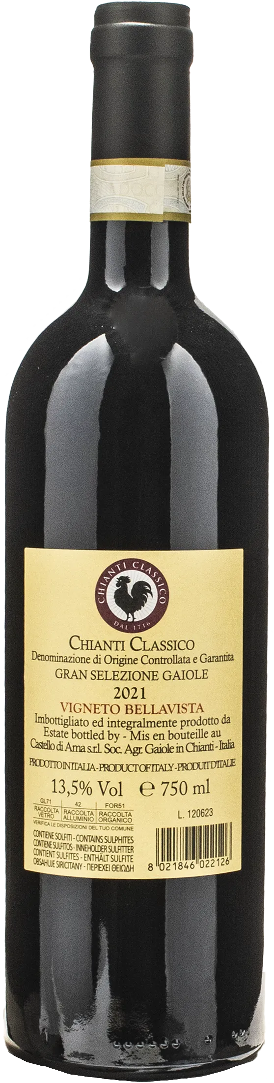 Castello di Ama Chianti Classico Gran Selezione Vigneto Bellavista 2021