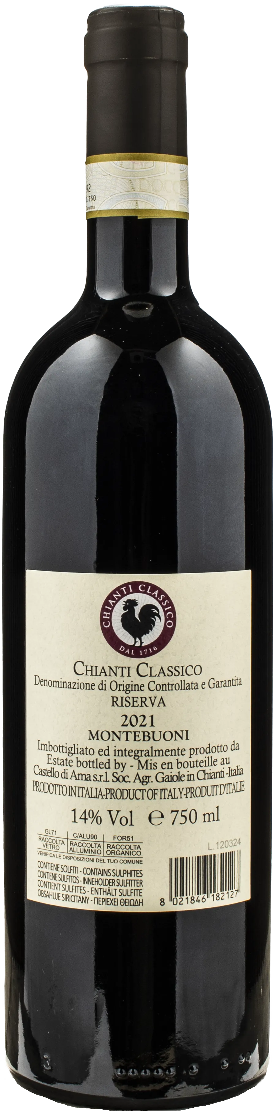 Castello di Ama Chianti Classico Montebuoni Riserva 2021