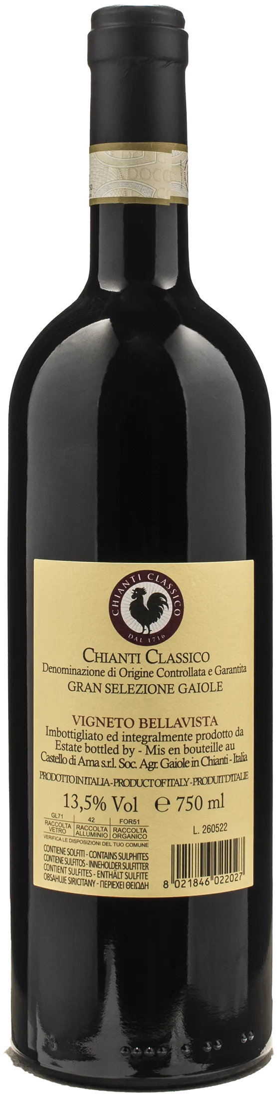 Castello di Ama Chianti Classico Gran Selezione Vigneto Bellavista 2020