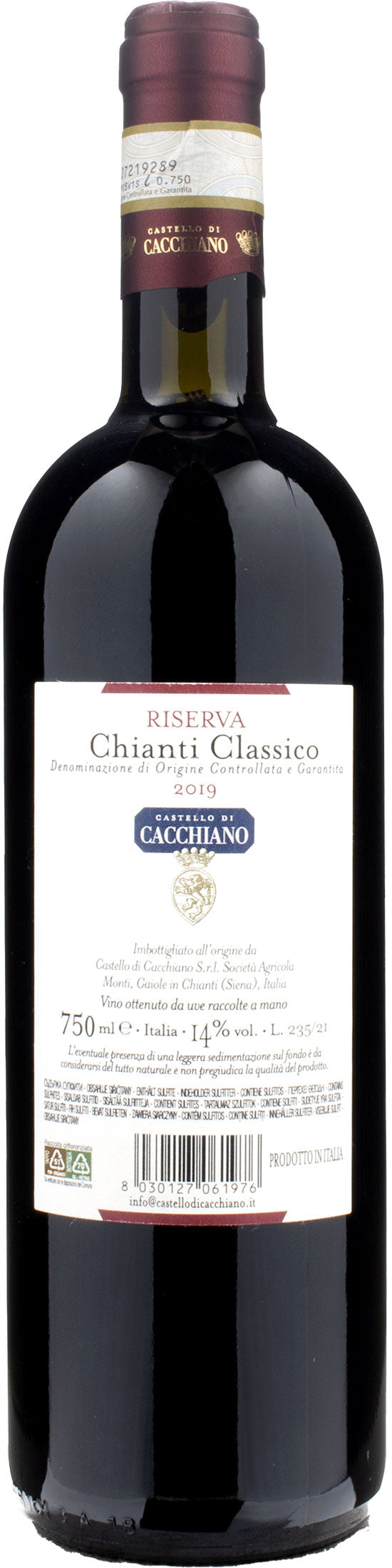 Castello di Cacchiano Chianti Classico Riserva 2019