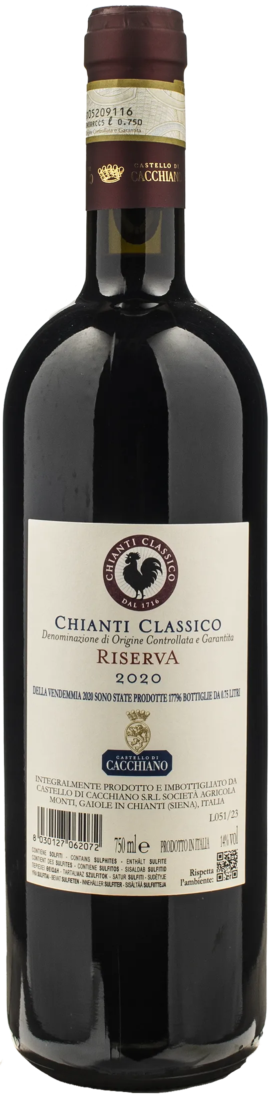 Castello di Cacchiano Chianti Classico Riserva 2020