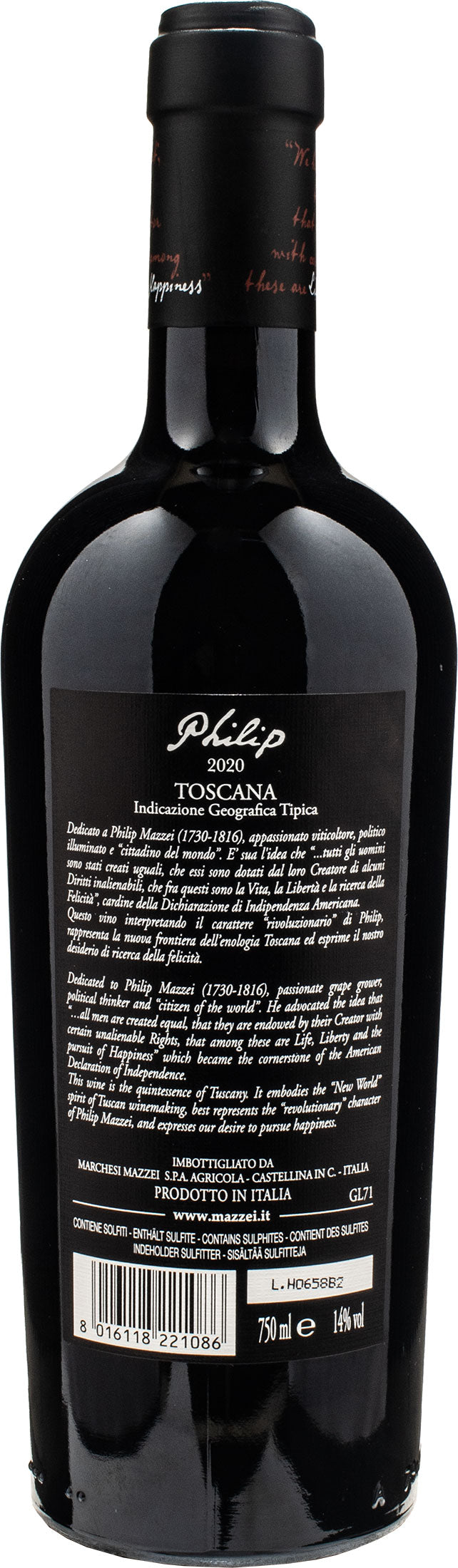 Castello di Fonterutoli Philip 2020