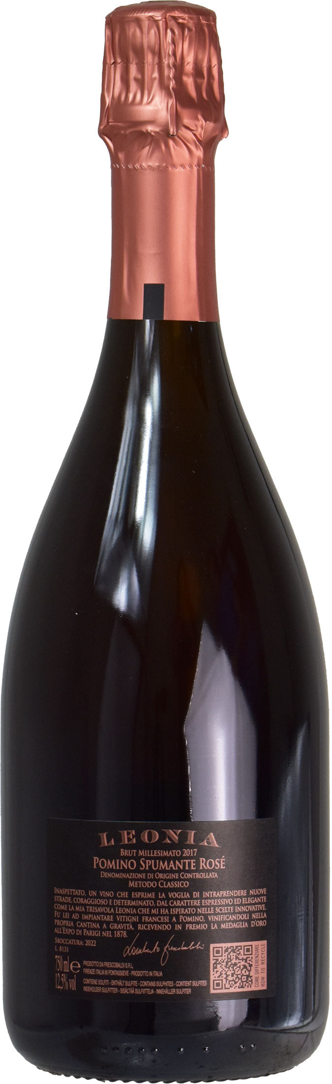 Castello di Pomino Leonia Metodo Classico Brut Rosè 2017