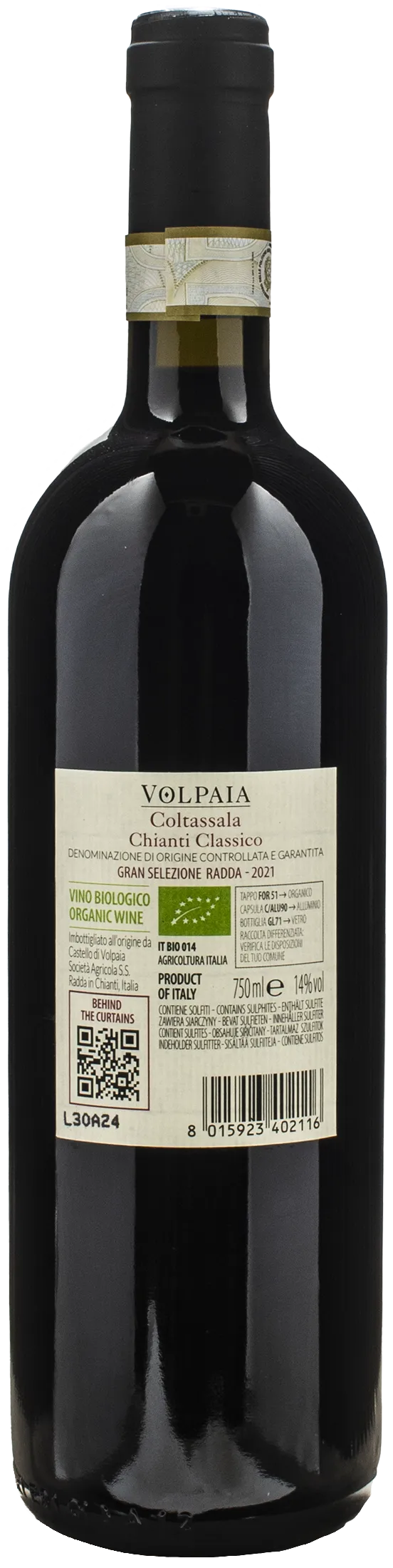 Castello di Volpaia Chianti Classico Gran Selezione Coltassala 2021