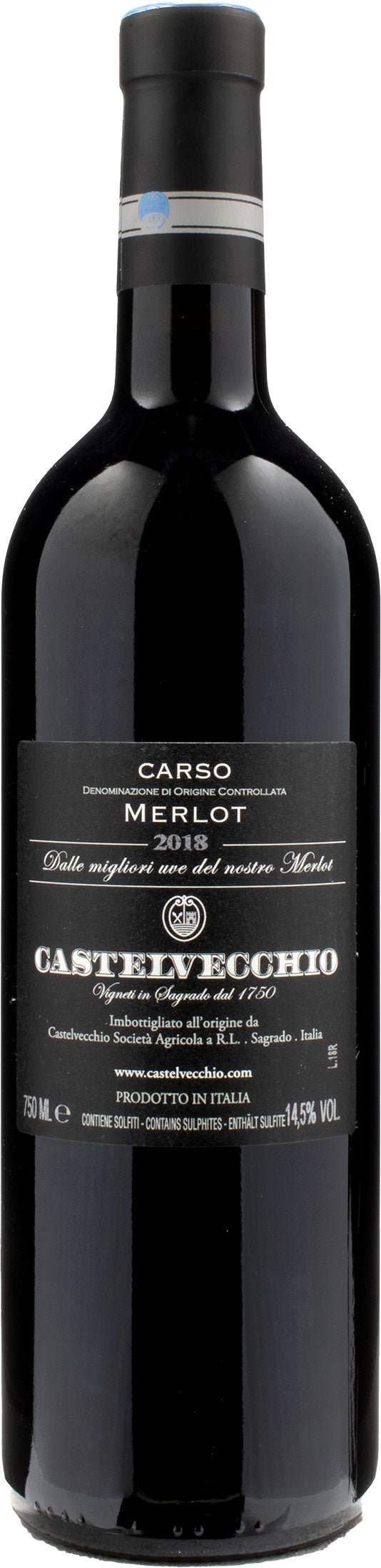 Castelvecchio Carso Merlot Dileo 2018