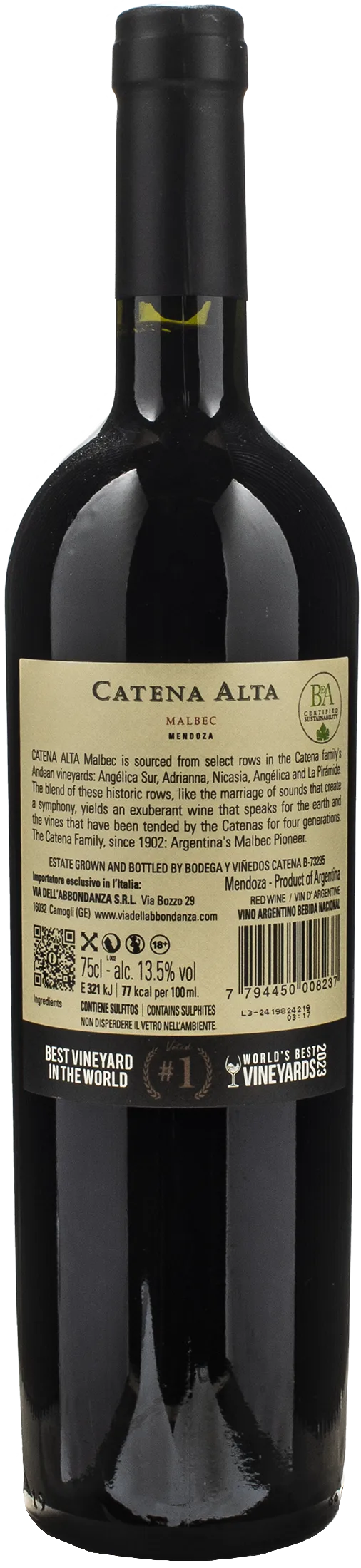Catena Zapata Catena Alta Malbec 2021