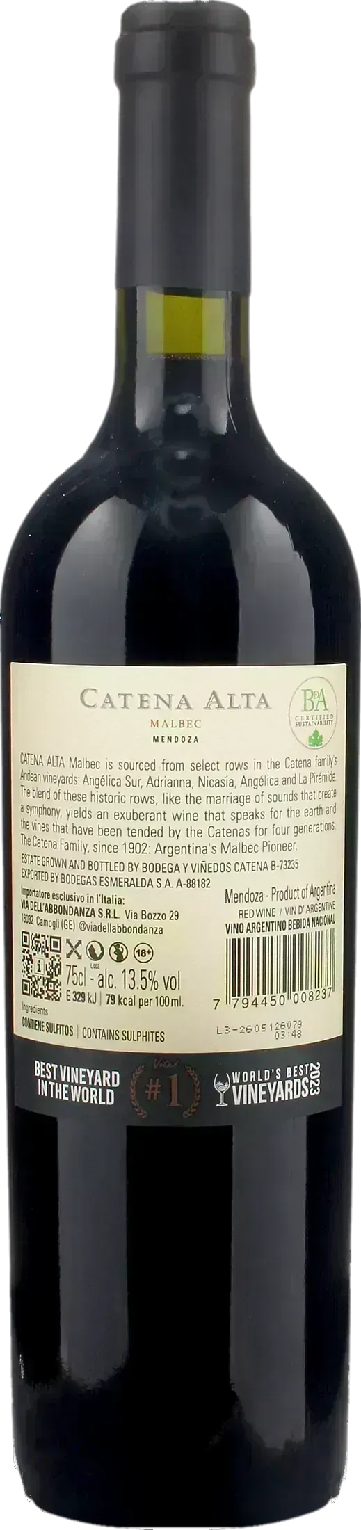 Catena Zapata Catena Alta Malbec 2022