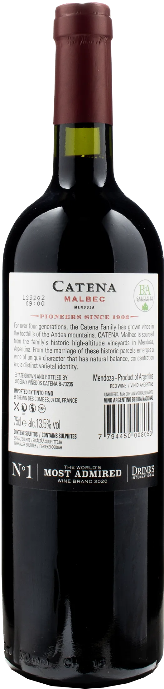 Catena Zapata Catena Malbec 2021