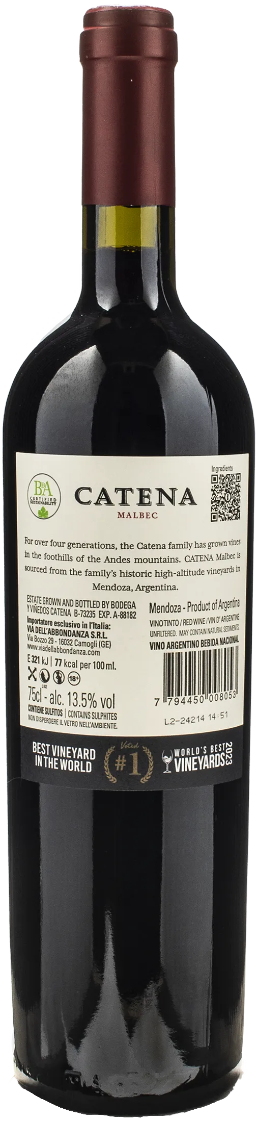 Catena Zapata Catena Malbec 2022
