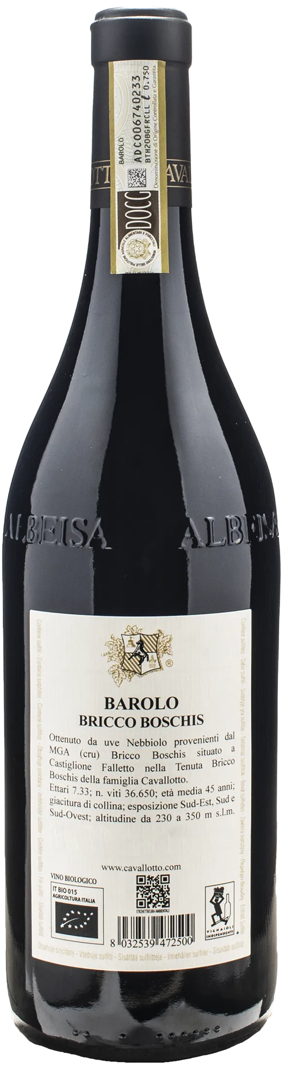 Cavallotto Barolo Bricco Boschis 2020