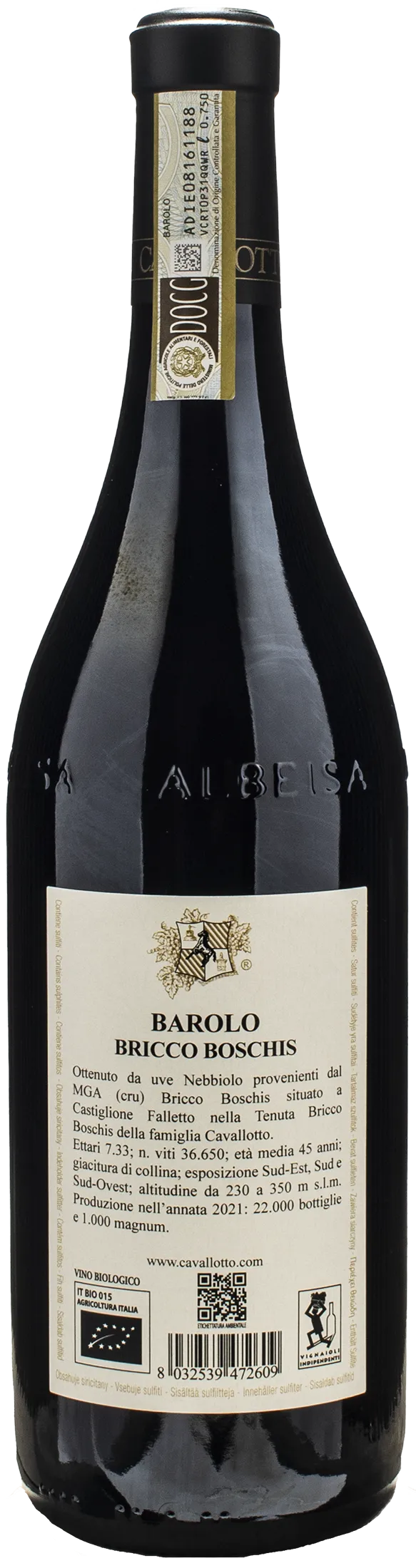 Cavallotto Barolo Bricco Boschis 2021