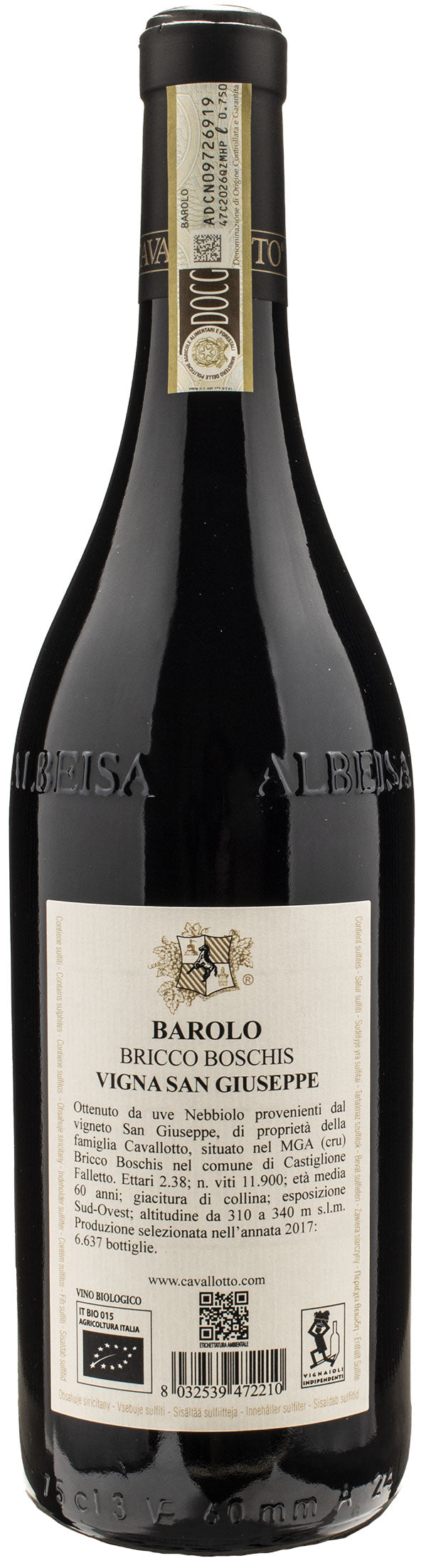 Cavallotto Barolo Bricco Boschis Vigna San Giuseppe Riserva 2017