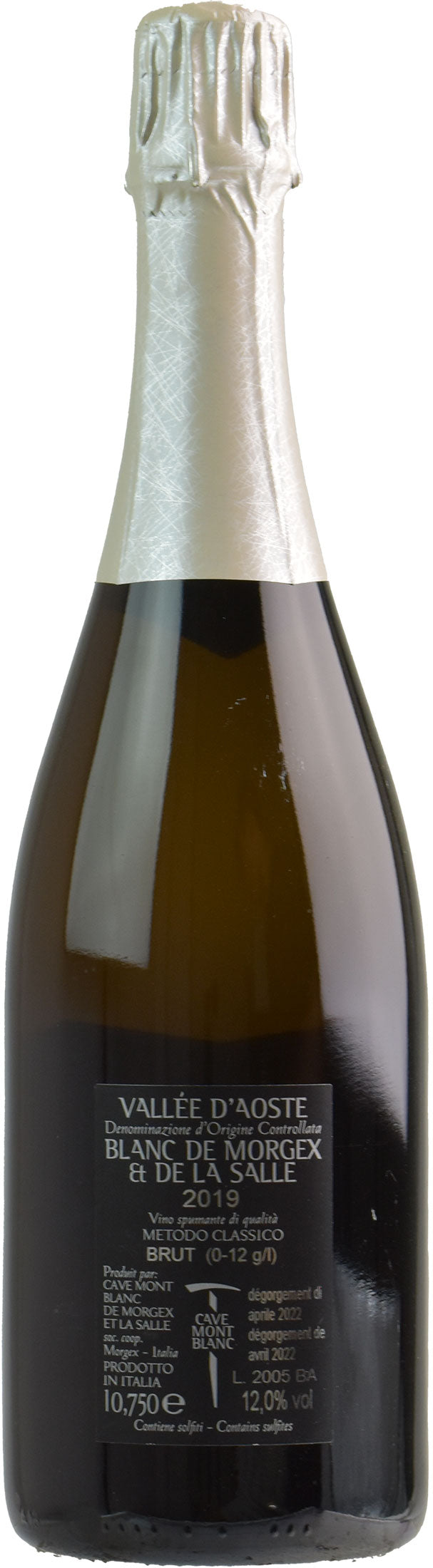 Cave Mont Blanc De Morgex Blanc du Blanc Brut 2019