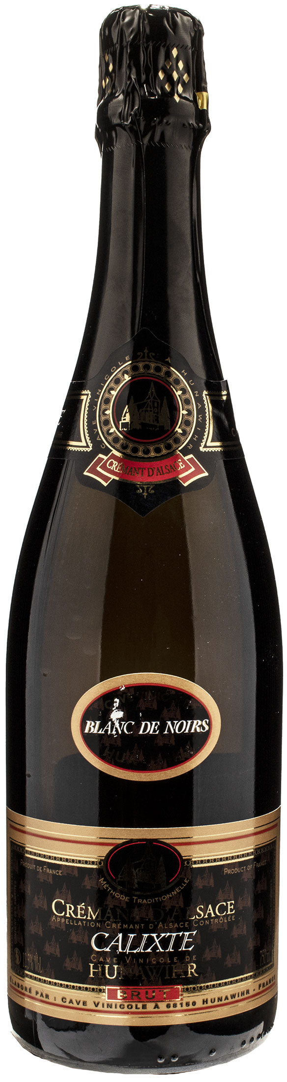 Cave Vinicole de Hunawihr Calixte Cremant d’Alsace Blanc de Noirs Brut