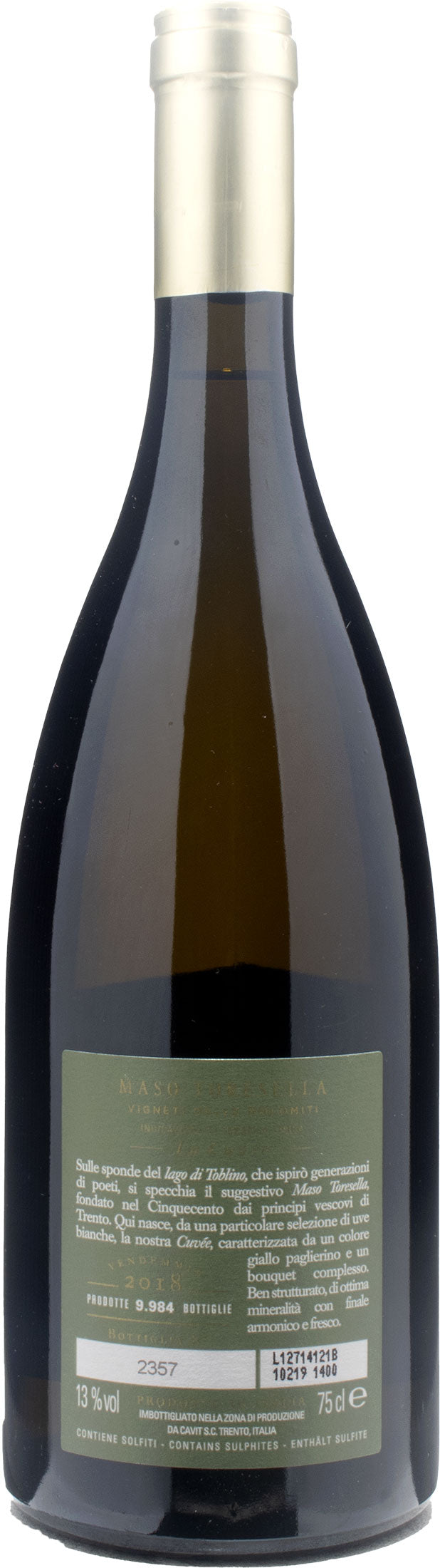 Cavit Maso Toresella La Cuvee 2018