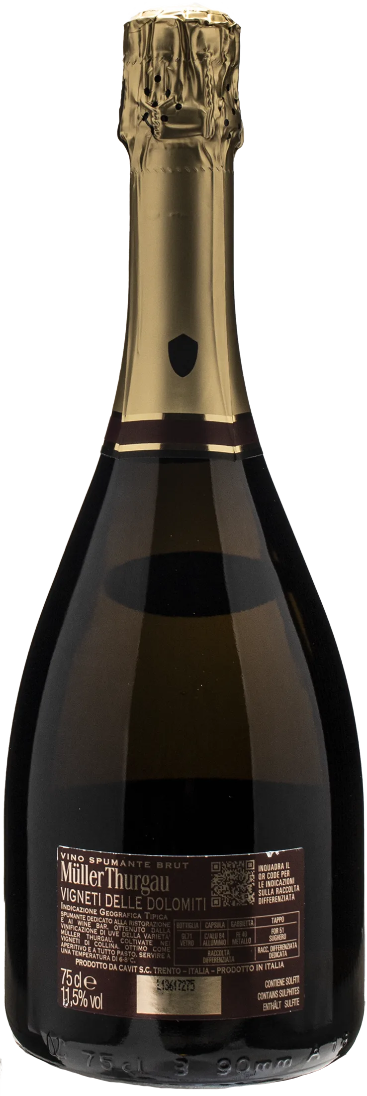 Cavit Muller Thurgau Cuvée Speciale Brut 2023