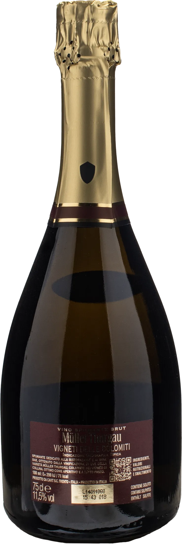 Cavit Muller Thurgau Cuvee Speciale Brut 2024