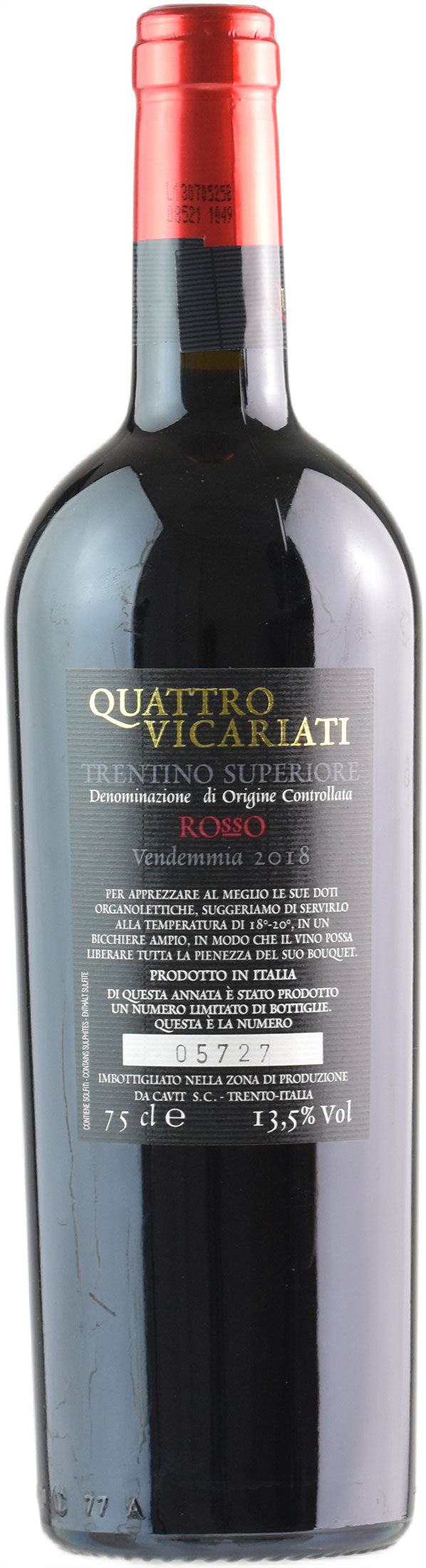 Cavit Quattro Vicariati Rosso 2018