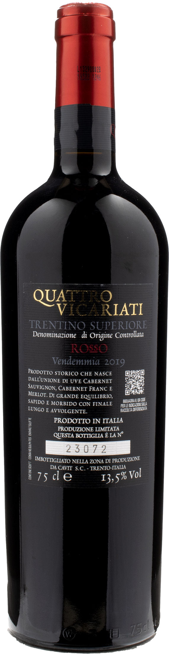 Cavit Quattro Vicariati Rosso Superiore 2019