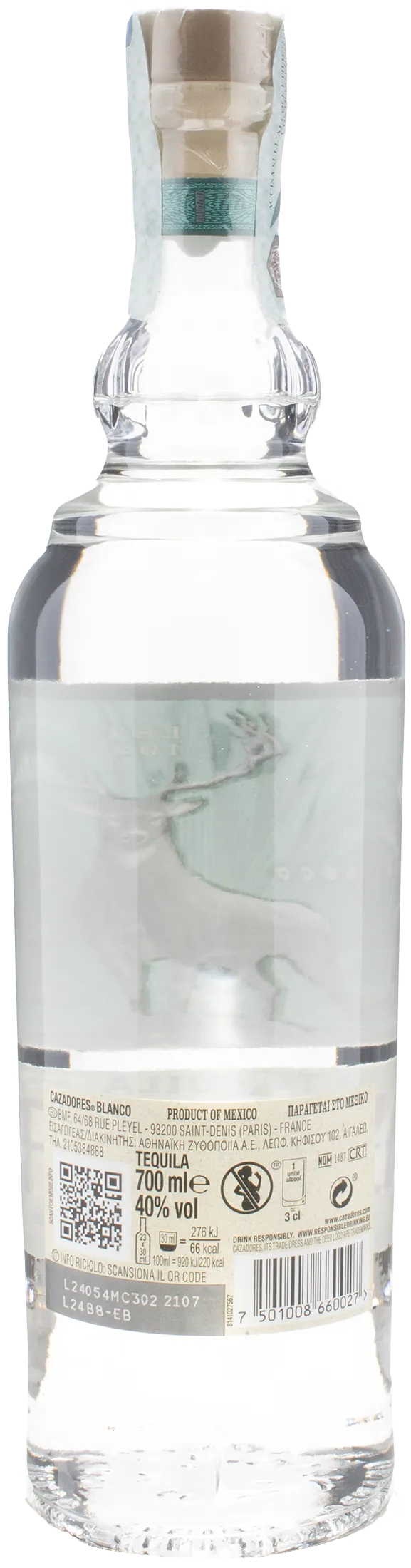 Cazadores Tequila Blanco 0.7L