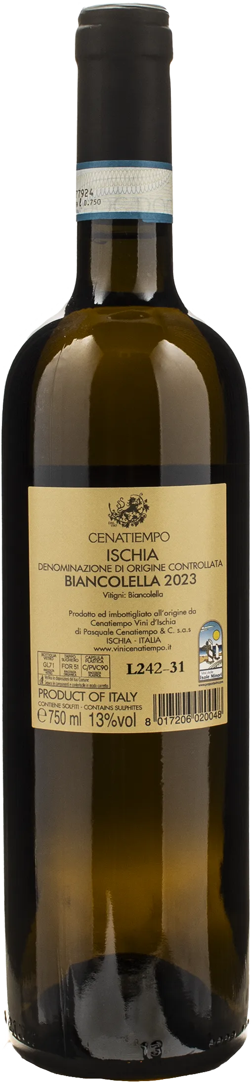 Cenatiempo Ischia Biancolella 2023