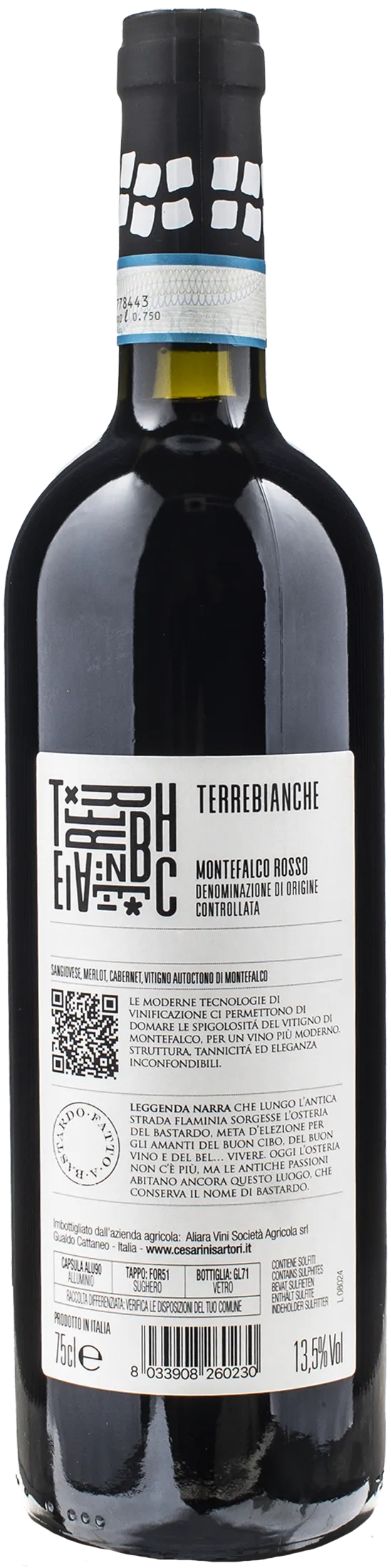 Cesarini Sartori Aliara Montefalco Terrebianche Rosso 2020