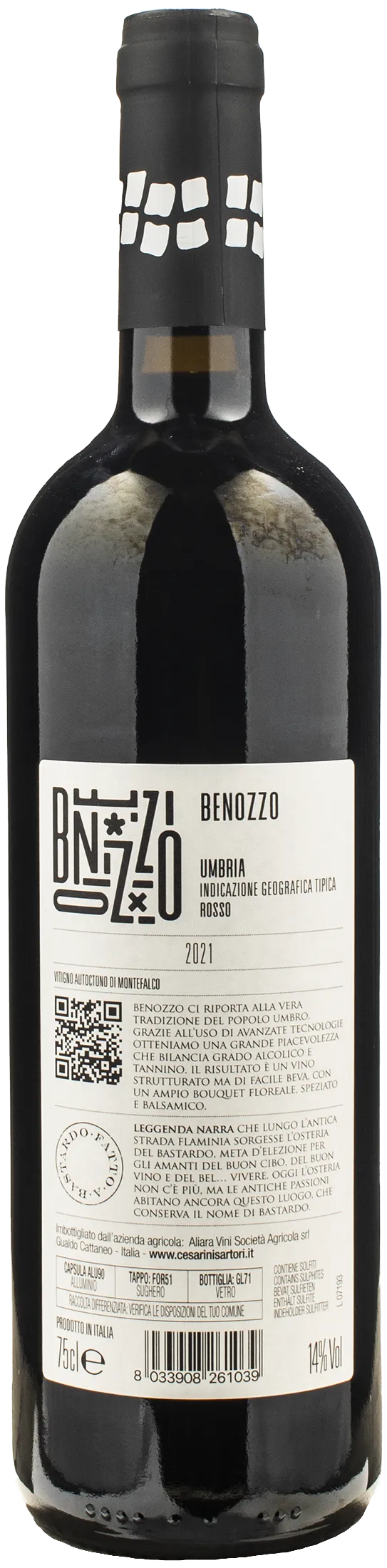 Cesarini Sartori Umbria Rosso Benozzo 2021