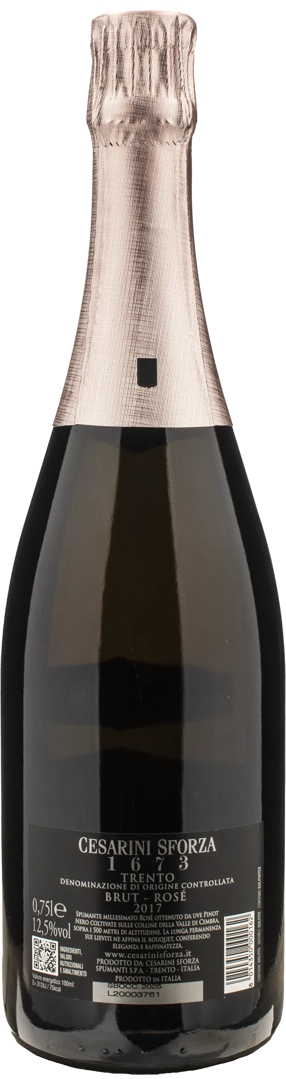 Cesarini Sforza 1673 Trento Brut Rosè 2017