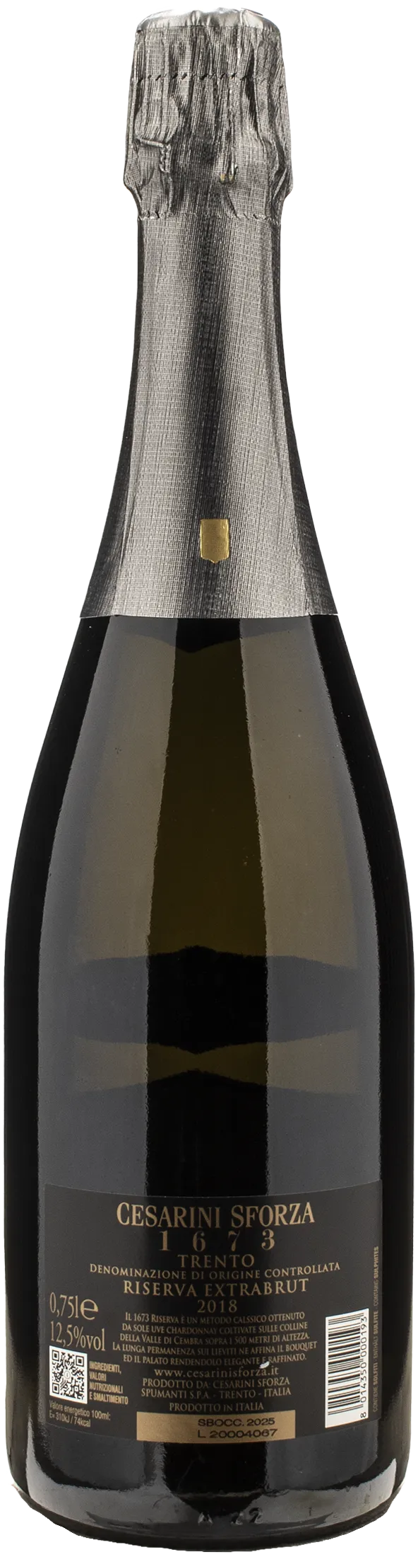 Cesarini Sforza 1673 Trento Riserva Extra Brut 2018