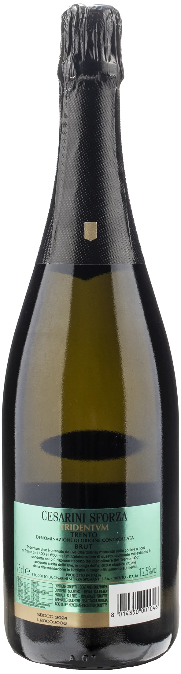 Cesarini Sforza Trento Tridentum Brut Millesimato 2018