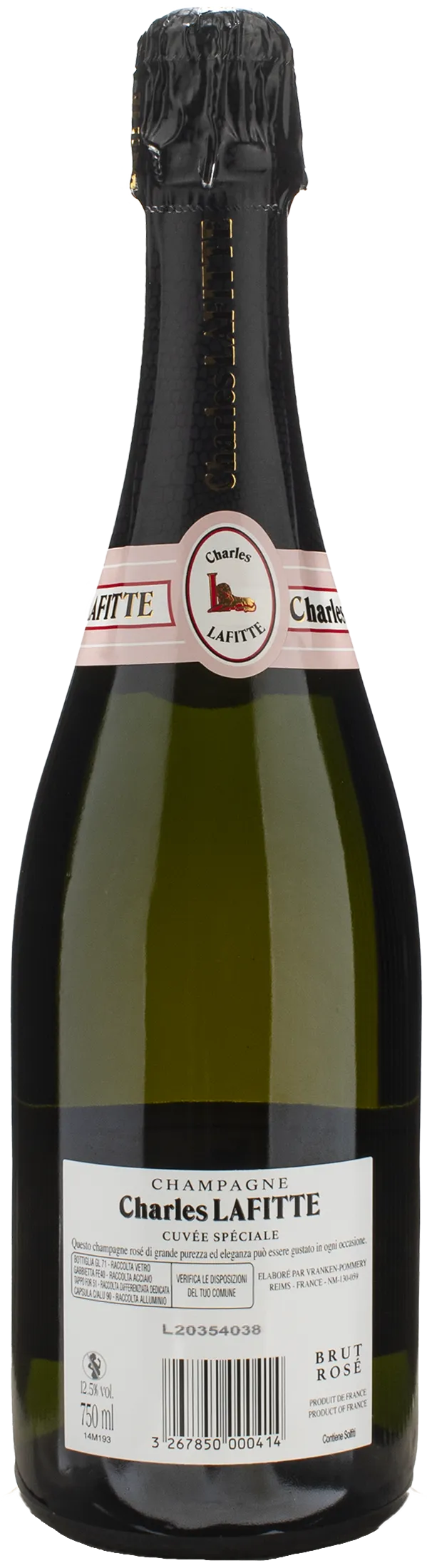 Charles Lafitte Champagne Cuvee Special Rosè Brut