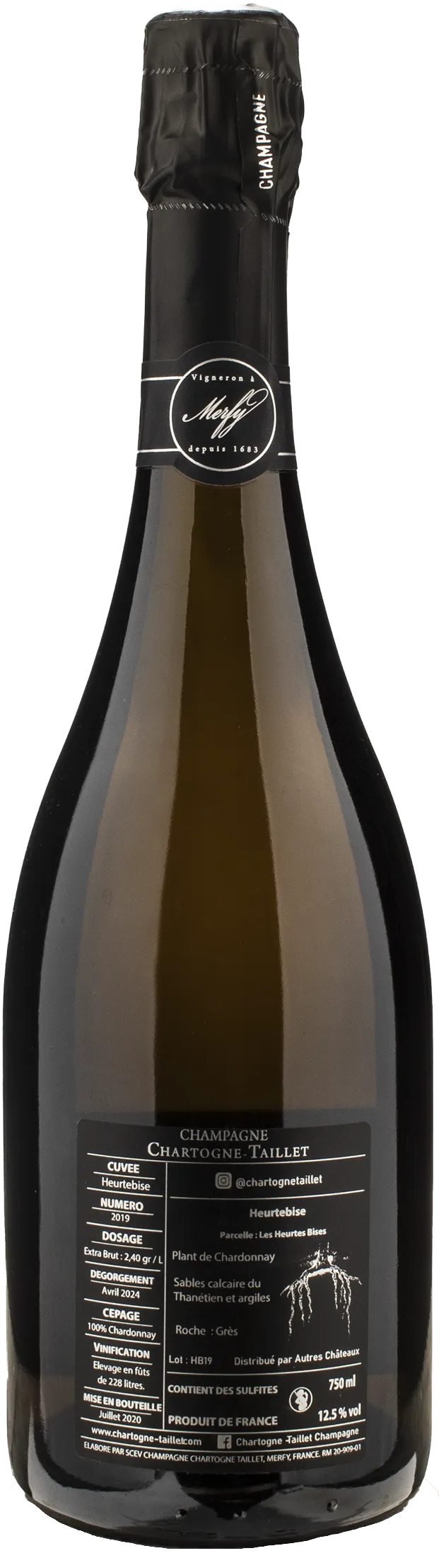 Chartogne Taillet Champagne Blanc de Blancs Extra Brut "Heurtebise "
