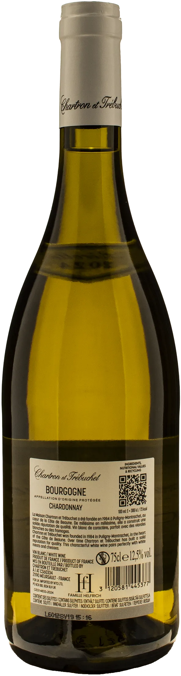 Chartron et Trebuchet Bourgogne Chardonnay 2024