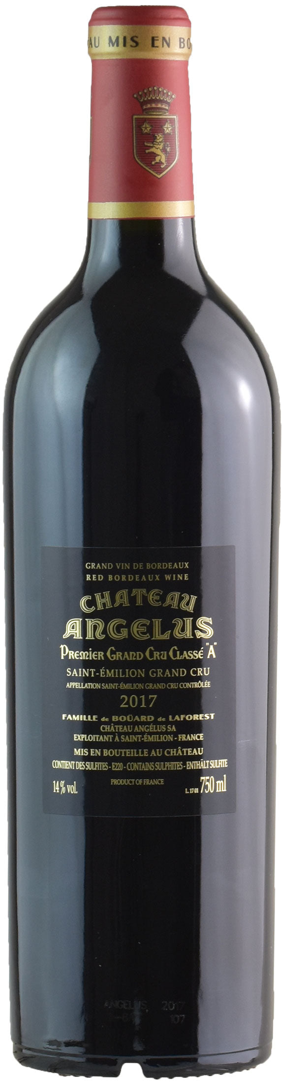 Chateau Angelus Saint Emilion Grand Cru 2017