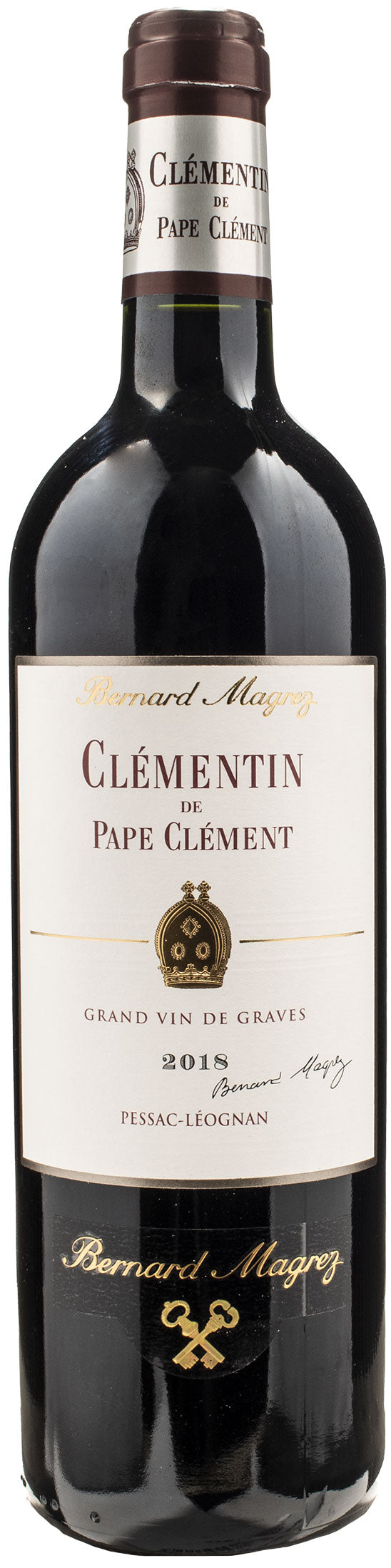 Chateau Clementin de Pape Clement Pessac Leognan Rouge 2018